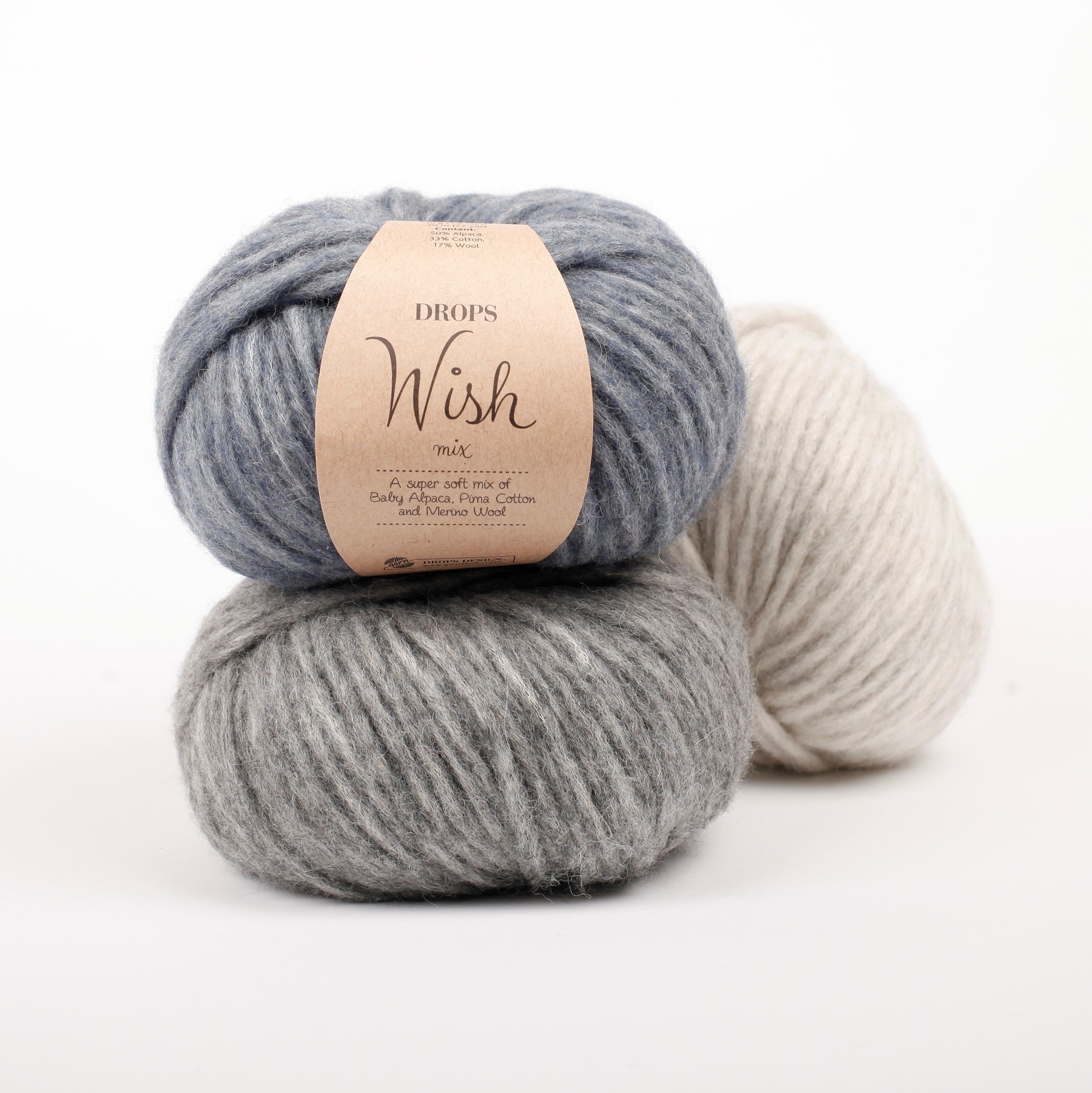 DROPS Air a Medium Thick Blow Yarn, Baby Alpaca and Merino Wool, Beautiful  Knitting Yarn 