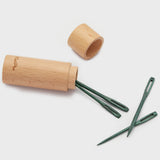knit pro mindful wooden darning needles